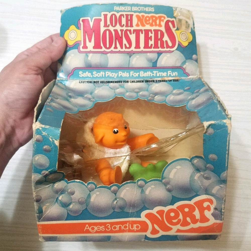 RARE 1983 Loch Nerf Monster Bath-Time Fun